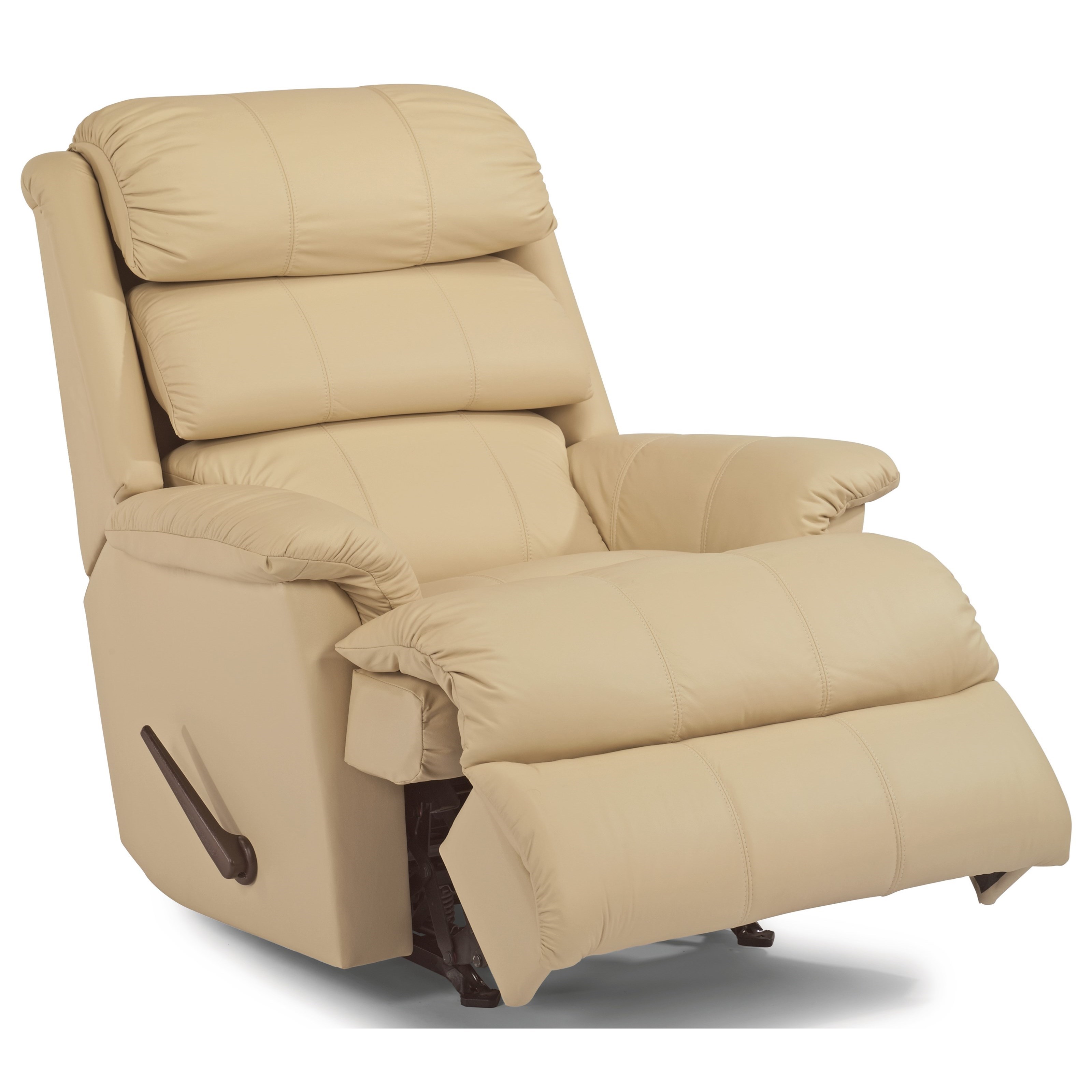 Flexsteel Yukon 3209510 77580 Casual Rocking Recliner with Channel